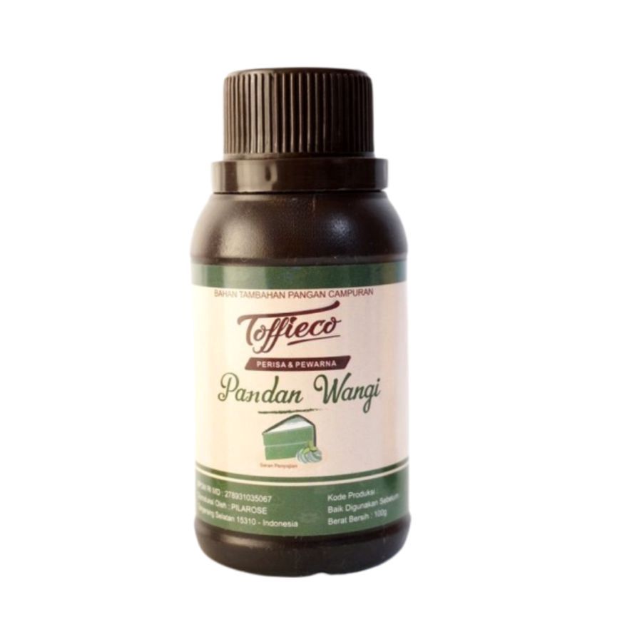 Toffieco Pasta Makanan Pandan Wangi 100gram
