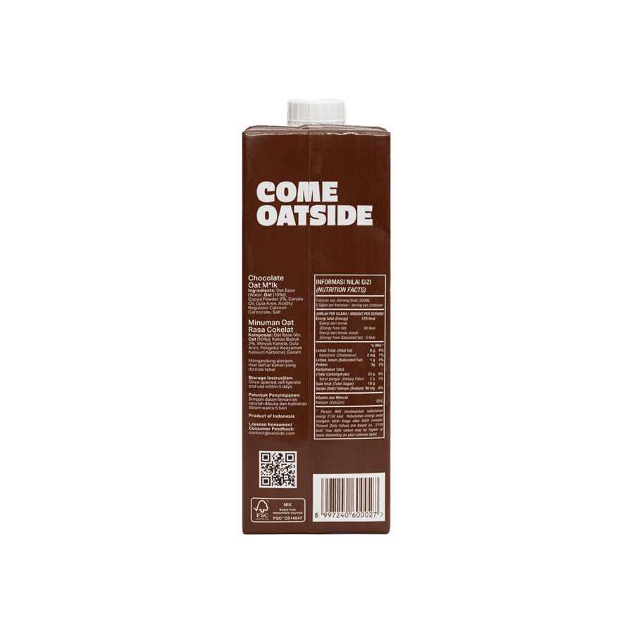 Oatside Oat Milk Chocolate 1000ml