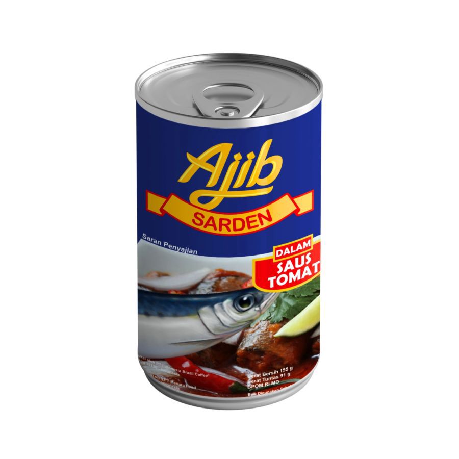 Ajib Sarden Dalam Saus Tomat 155gram