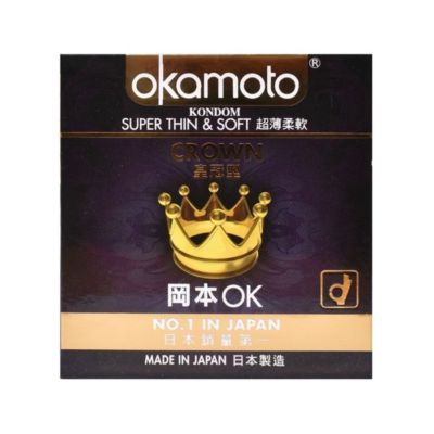 Okamoto Crown Super Thin & Soft Kondom Pria