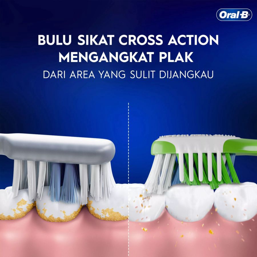 Oral-B Cross Action Deep Clean All in One Indicator Soft Toothbrush 1pcs