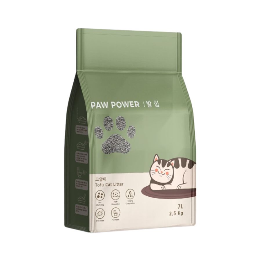 Paw Power Charcoal Tofu Pasir Kucing 1pack
