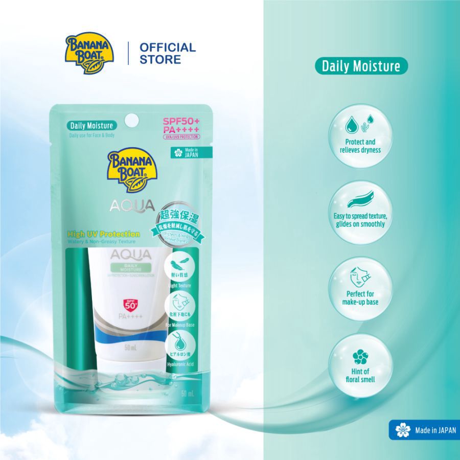 Banana Boat Daily Moisture SPF50 Sunscreen 50ml