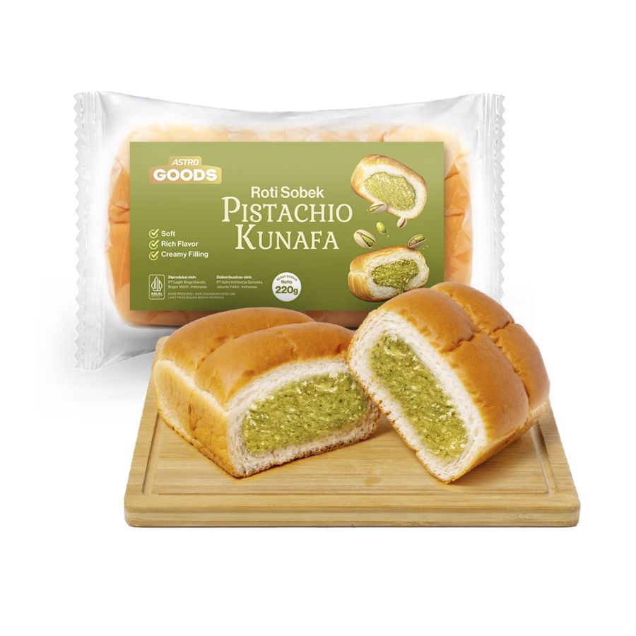 Roti Sobek Pistachio Kunafa Astro Goods 220gram