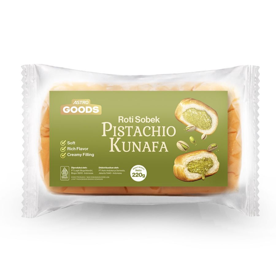 Roti Sobek Pistachio Kunafa Astro Goods 220gram