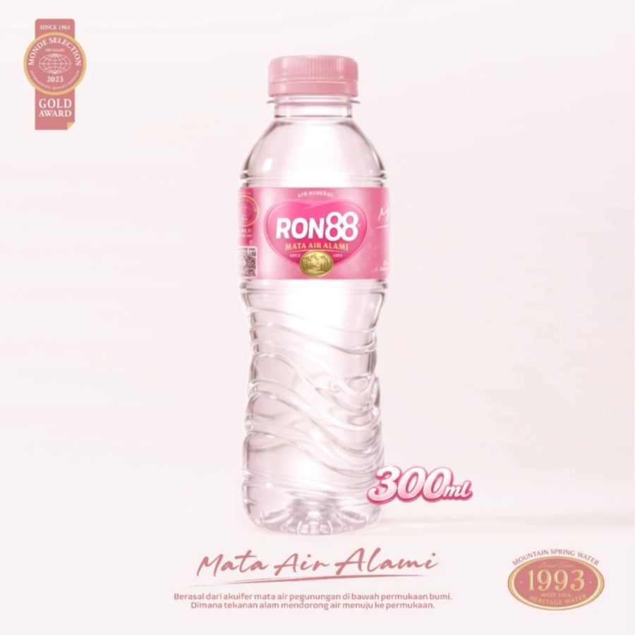 Ron88 Air Mineral Botol Multipack 24pcs x 300ml 1pack