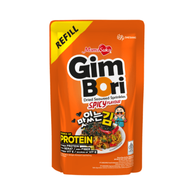 Mamasuka Gim Bori Rumput Laut Kering Tabur Spicy Refill