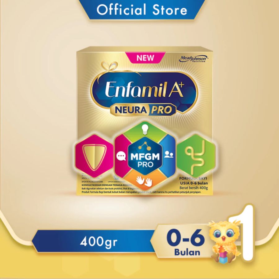 Enfamil A+ Neuro Pro 1 Plain Susu Formula Bayi 0-6 Bulan