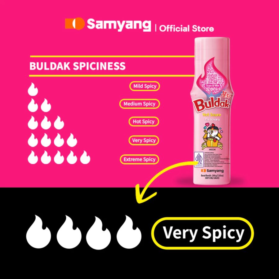 Samyang Buldak Hot Sauce Carbonara