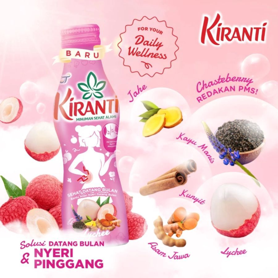 Kiranti Lychee Minuman Sehat Datang Bulan 150ml