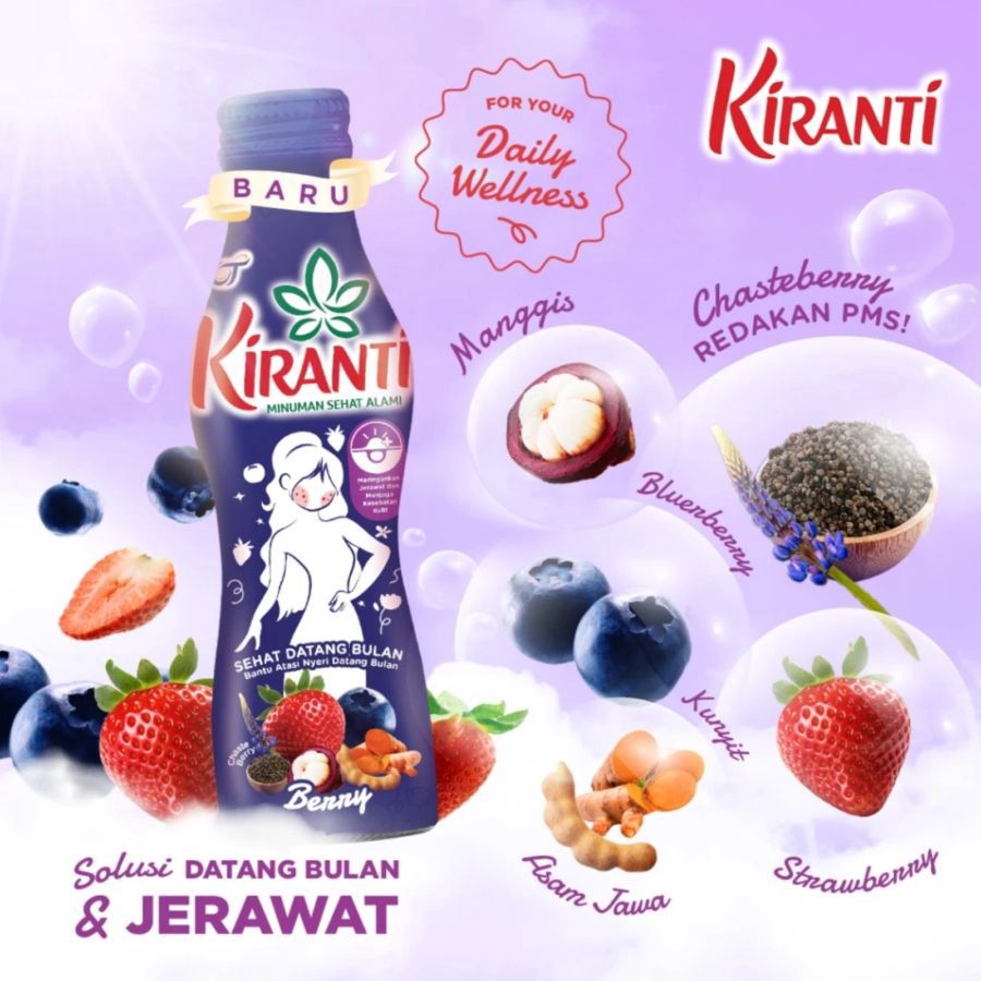 Kiranti Berry Minuman Sehat Datang Bulan 150ml