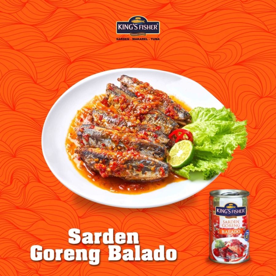 King's Fisher Sardine Goreng Balado 155gram