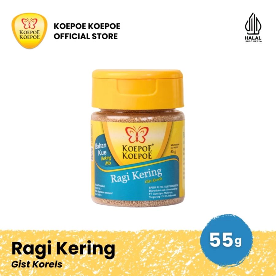 Koepoe Koepoe Ragi Kering Gist Korels