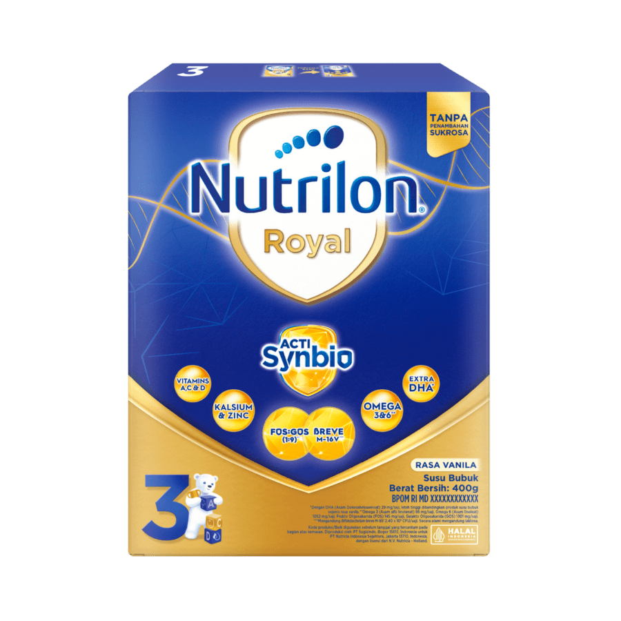 Nutrilon Royal 3 Vanilla Susu Formula 1-3 Tahun 400gram