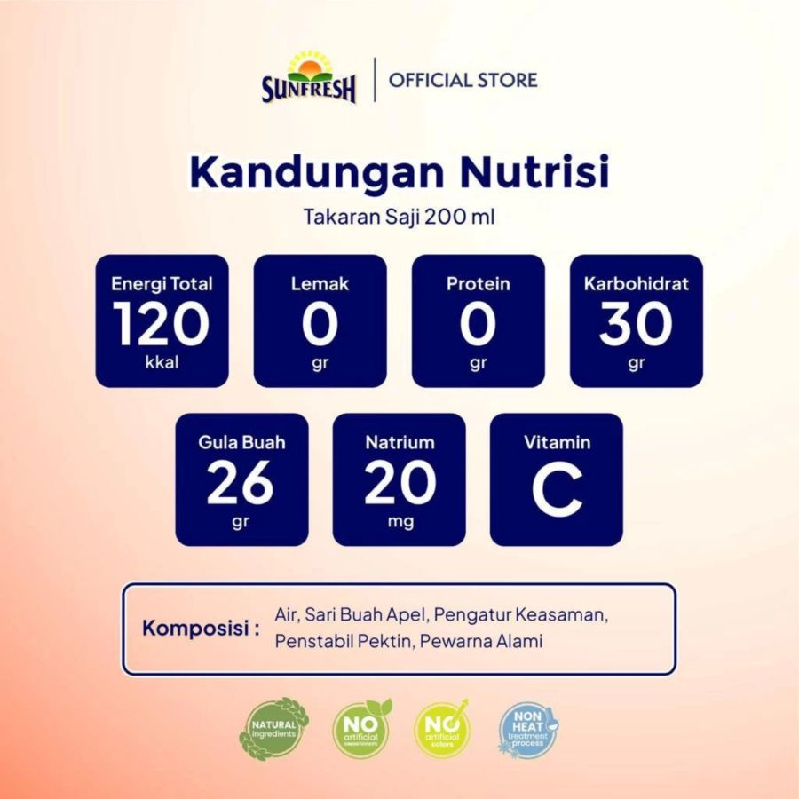 Sunfresh Premium Apple Juice 1000ml