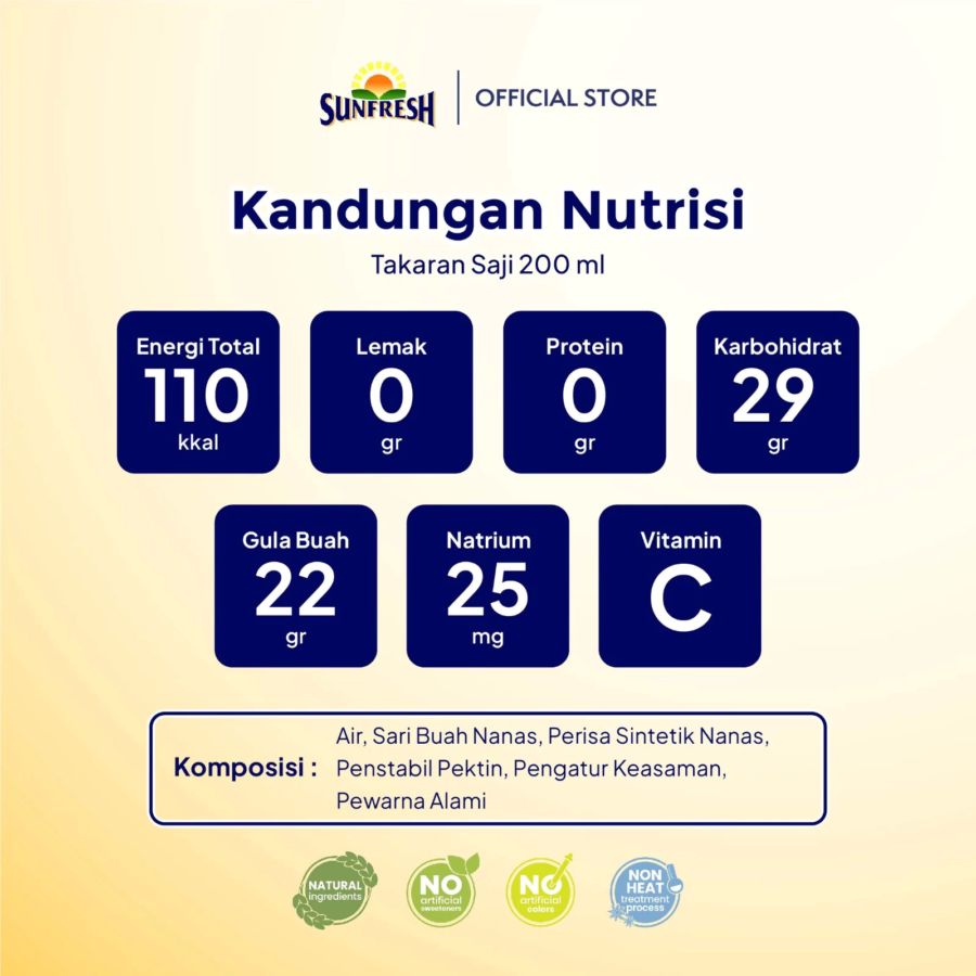 Sunfresh Premium Pineapple Juice 1000ml
