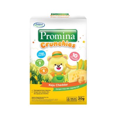 Promina Crunchies Keju Cheddar Snack Bayi 8+ Bulan