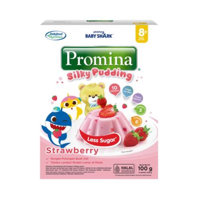 Promina Silky Pudding Strawberry Snack Bayi