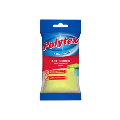 Polytex Sabut Jaring Cuci Piring Anti Gores
