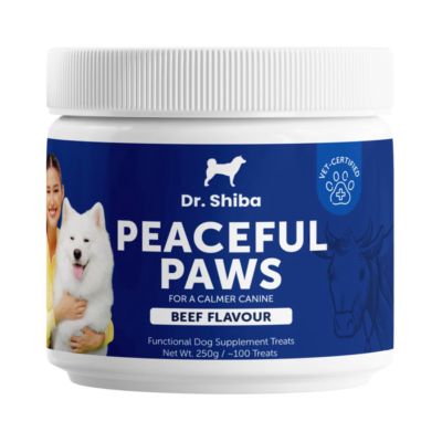 Dr. Shiba Peaceful Paws Beef Flavour Dog Suplement
