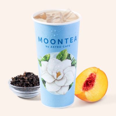 Moontea Peach Oolong Milk Tea - Large