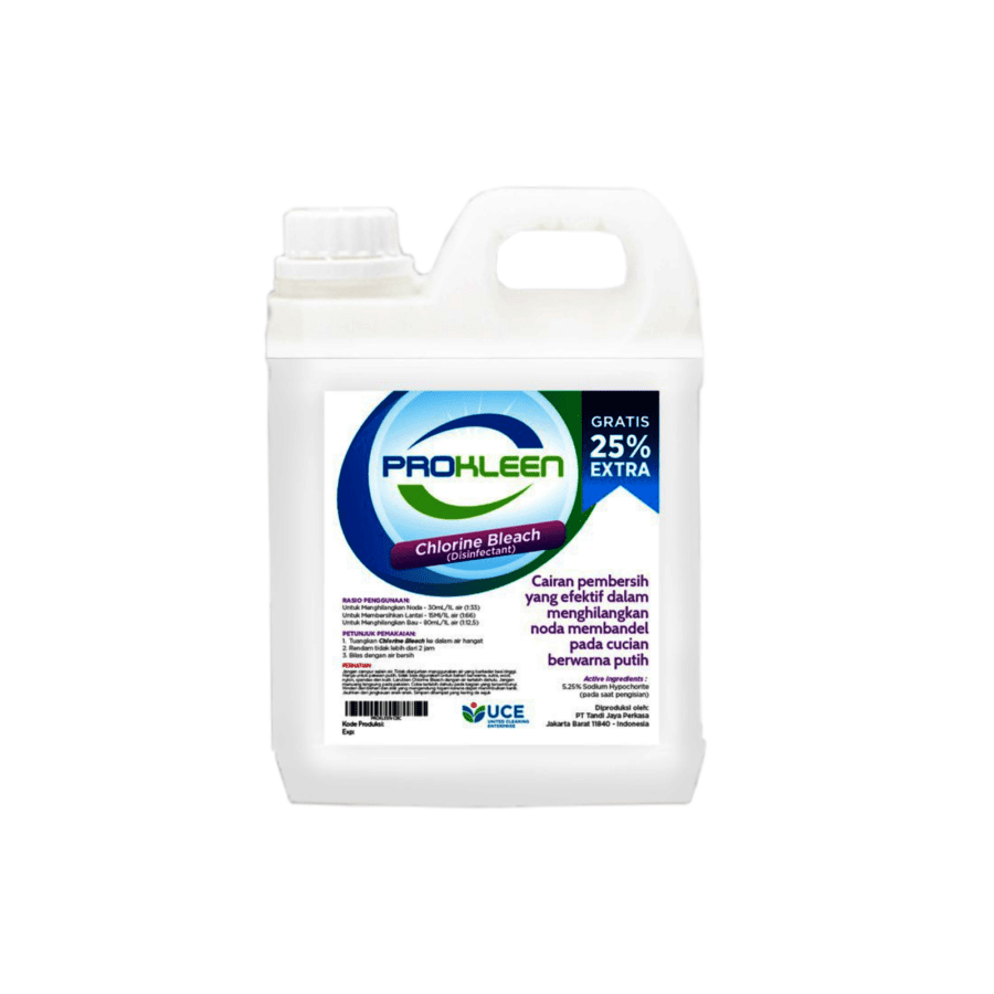 Prokleen Chlorine Bleach Pemutih Pakaian Jerigen 1000ml