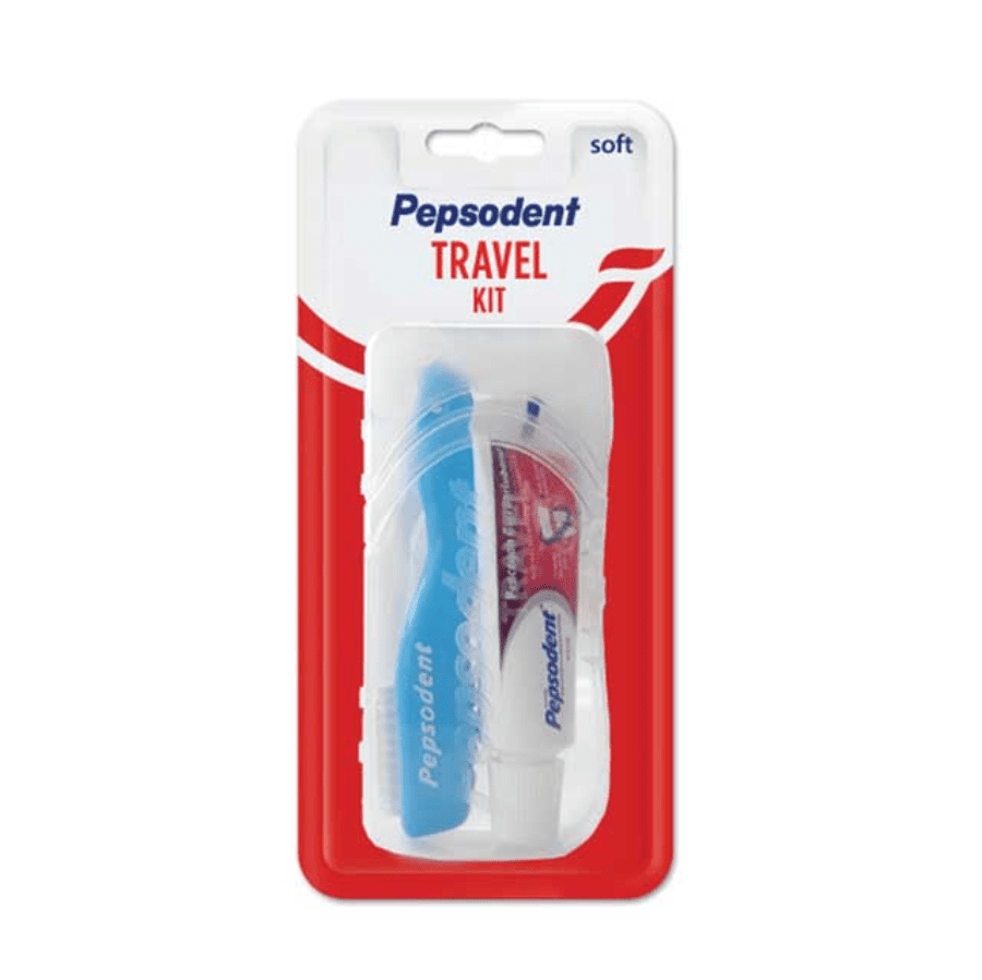 Pepsodent Travel Kit Soft Toothbrush & Toothpaste 1packs