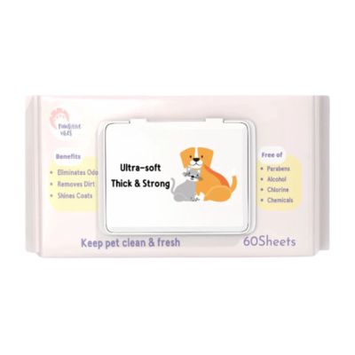 Pet Soft Pet Wipes Dog Cat 60S
