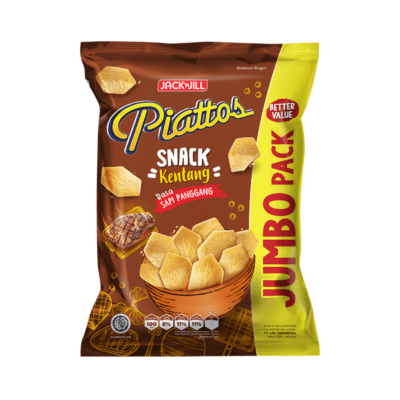 Piattos Sapi Panggang Potato Chips Jumbo