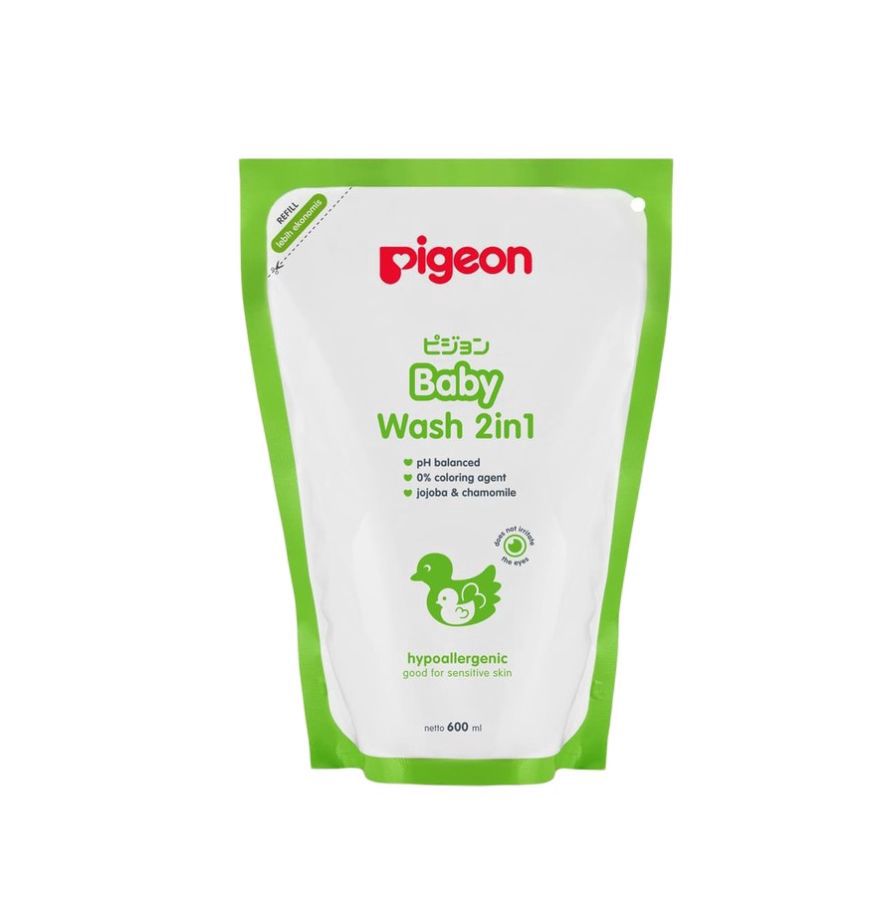 Pigeon Chamomile Baby Wash 2 in 1 Refill 600ml