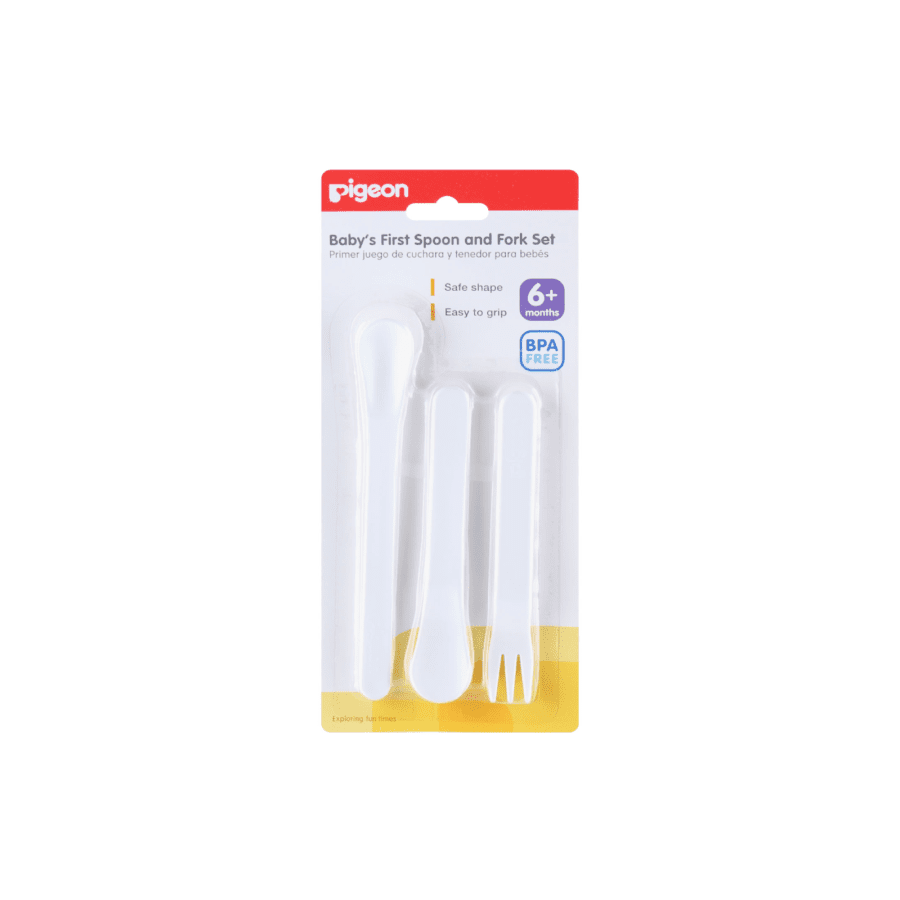 Pigeon Spoon & Fork Set 1pack