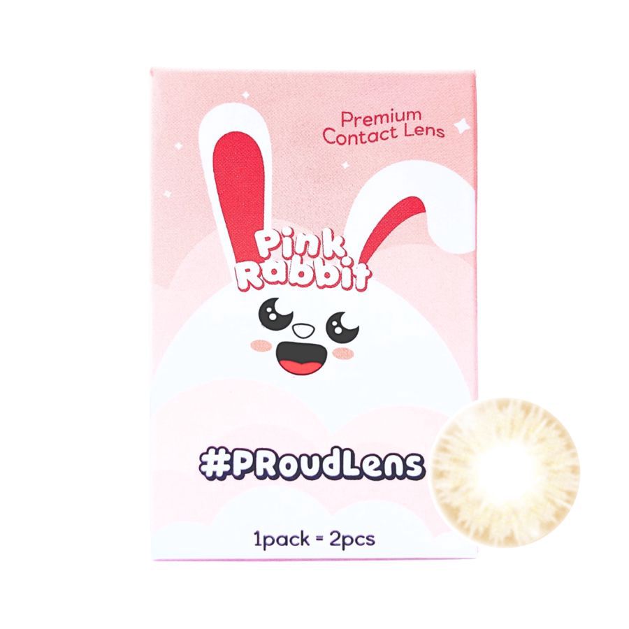 Pink Rabbit Aera Brown Normal Softlens 1pair