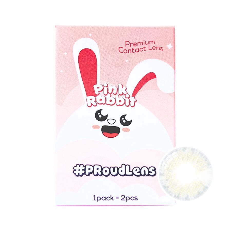 Pink Rabbit Aera Grey Normal Softlents 1pair