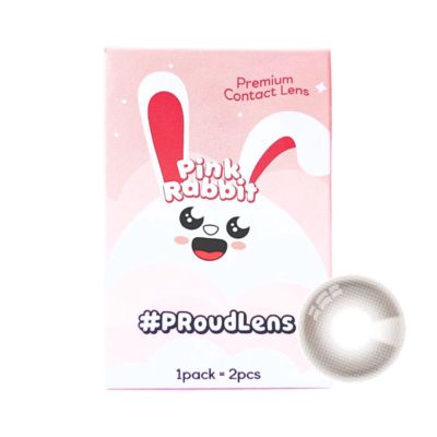 Pink Rabbit Chupie Brown Normal Softlens