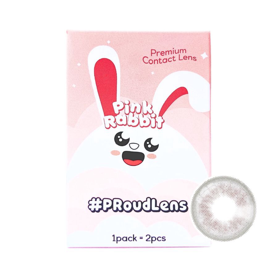 Pink Rabbit Super Comfy Chiara Grey Normal Softlens 1pair