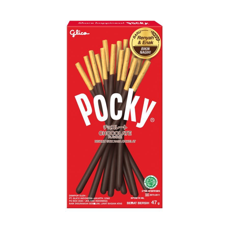 Pocky Chocolate Biskuit Stik 47gram