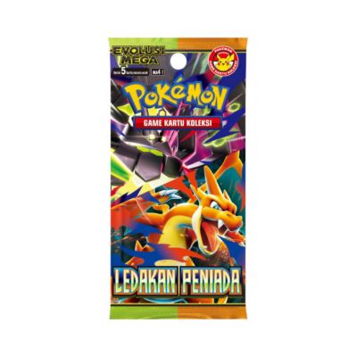 Pokemon Evolusi Mega MA4 Ledakan Peniada Booster Pack Kartu Koleksi