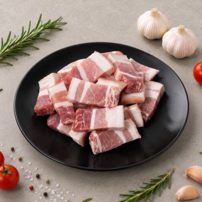 Pork Belly Samcan Daging Babi Potong Dadu Babi Kecap
