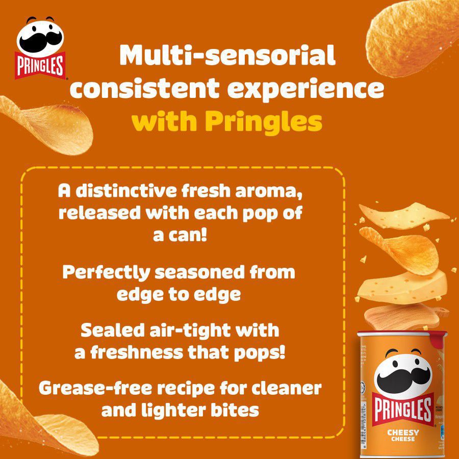 Pringles Potato Chips Cheesy Cheese 42gram