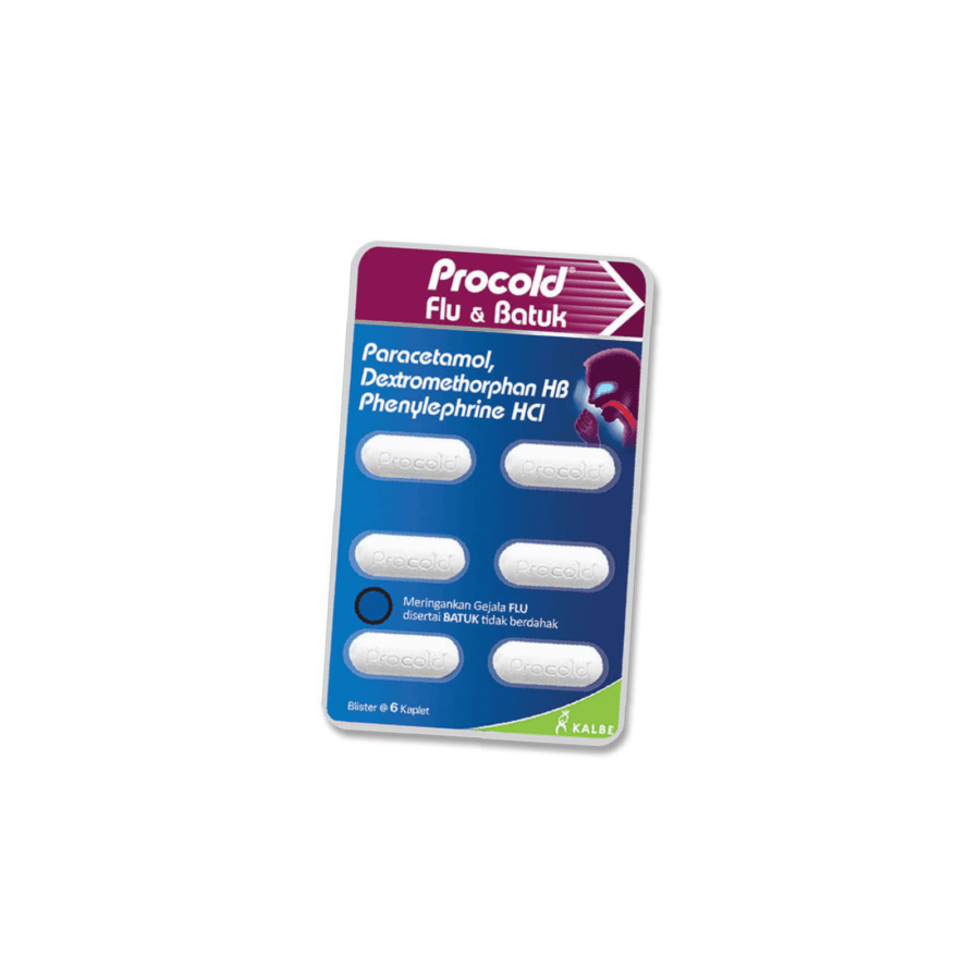 Procold Obat Flu dan Batuk Strip 6kaplet
