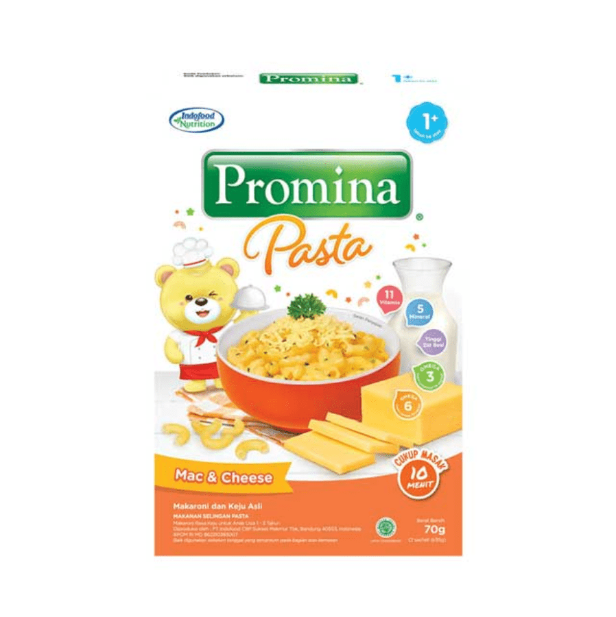 Promina Pasta Mac & Cheese Makanan Bayi 1+ Tahun 70gram