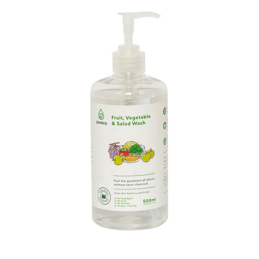Pureco Fruit, Vegetables & Salad Wash Sanitasi Bayi 500ml