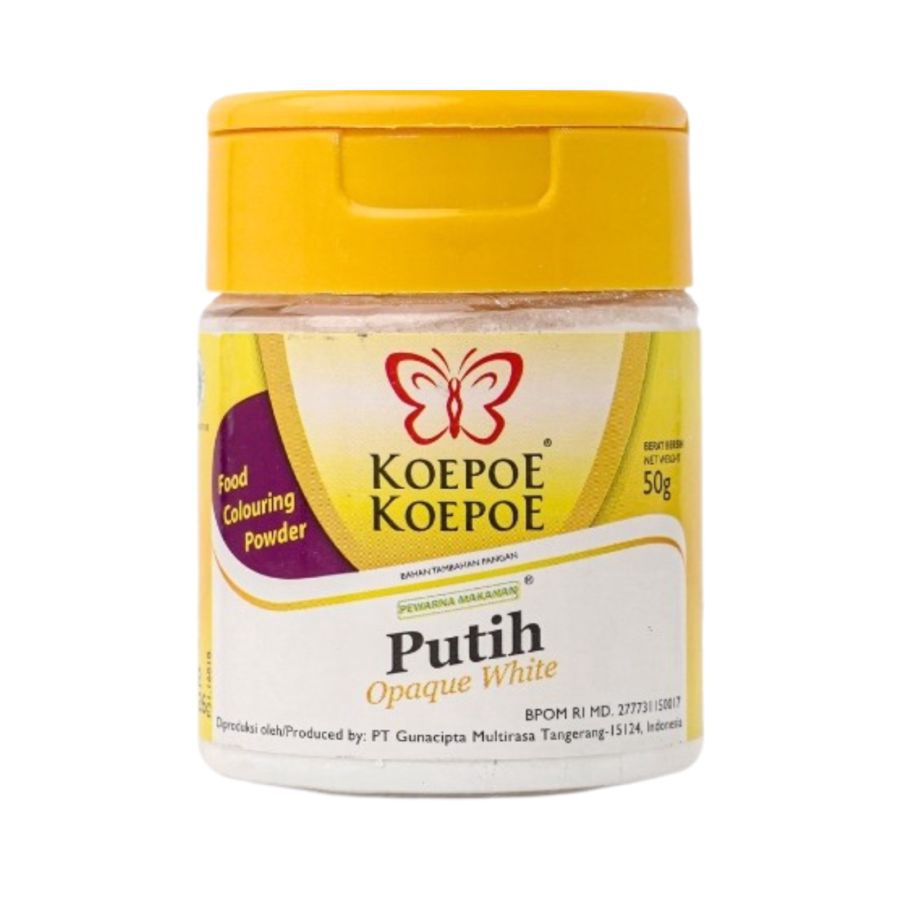 Koepoe Koepoe Pewarna Makanan Putih Opaque 50gram