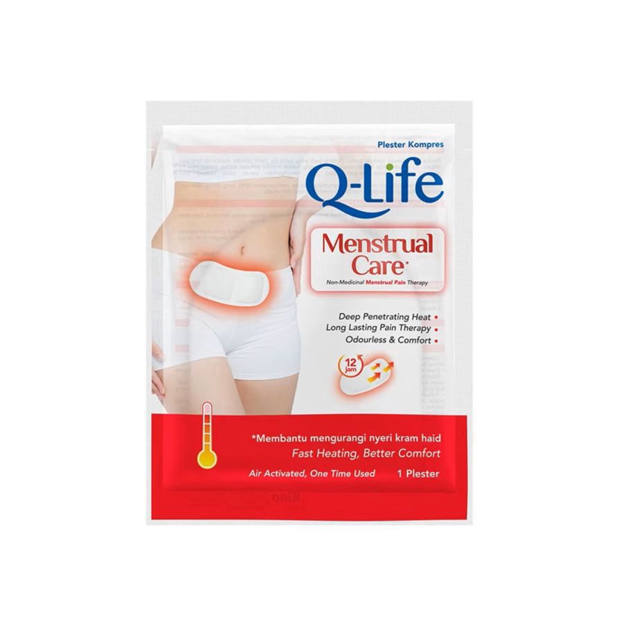 Q-Life Menstrual Care Plester Kompres Hangat untuk Nyeri Haid 1pcs
