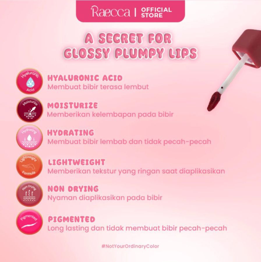 Raecca Glow Up Happy Lip Tint 5ml