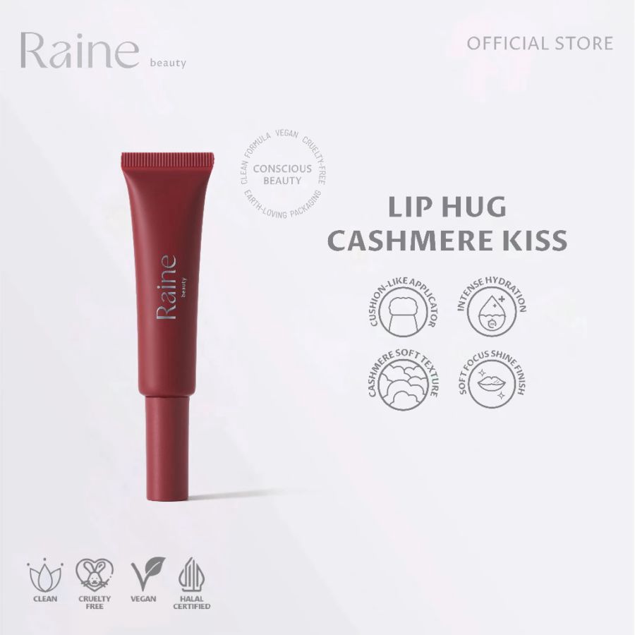 Raine Beauty Lip Hug Cashmere Kiss Cozy Cherry Lipstik 10gram