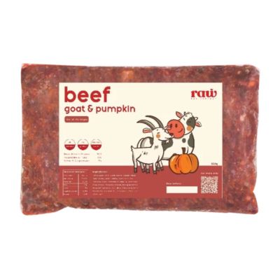 Raw Pet Gourmet Beef, Goat & Pumpkin Makanan Basah Anjing