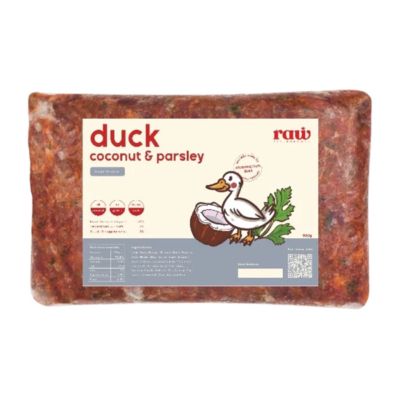 Raw Pet Gourmet Duck, Coconut & Parsley Makanan Basah Anjing
