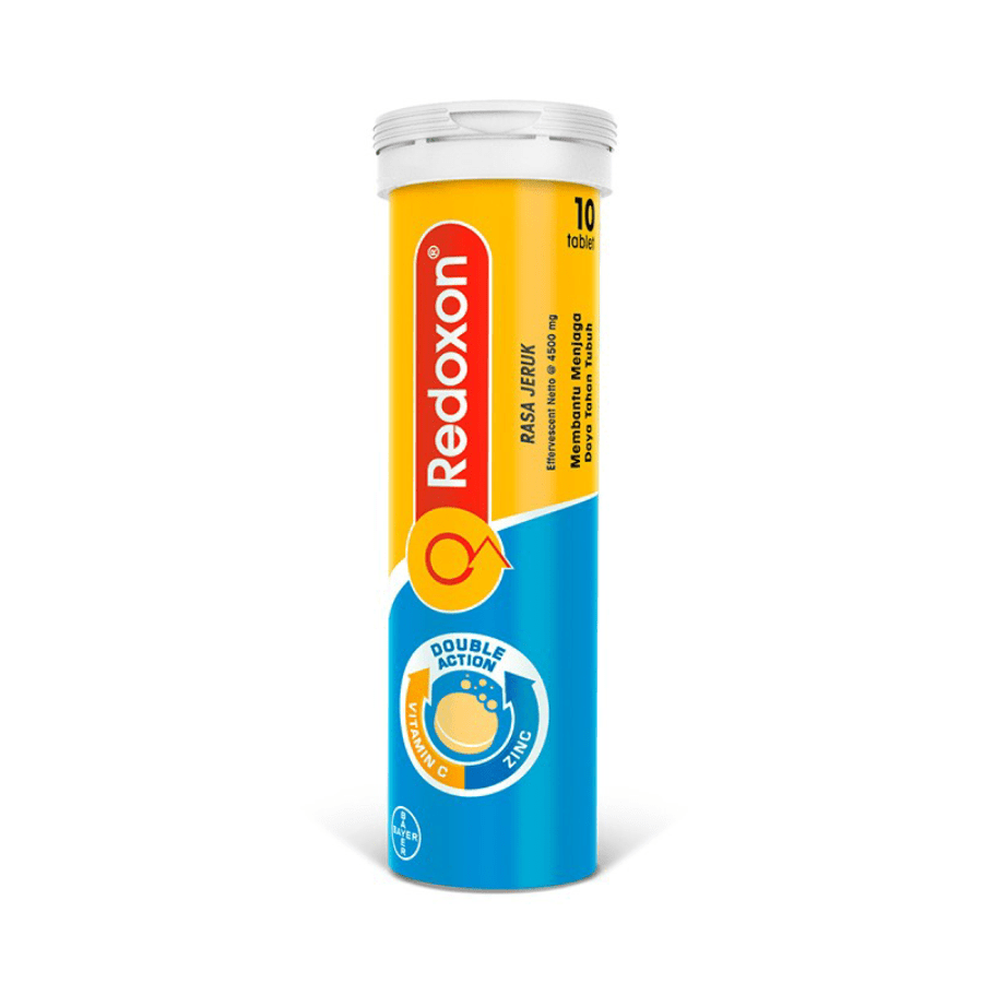 Redoxon Vitamin C & Zinc Jeruk Effervscent 10tablet