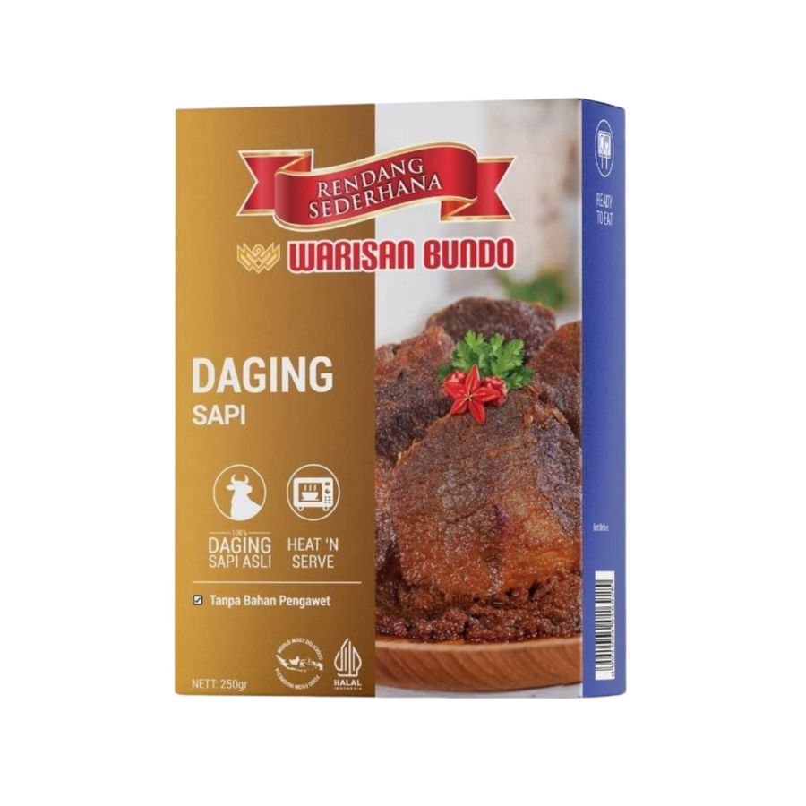 Warisan Bundo Rendang Daging Sapi 250gram